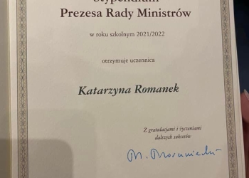 Stypendium Prezesa Rady Ministrów 2022